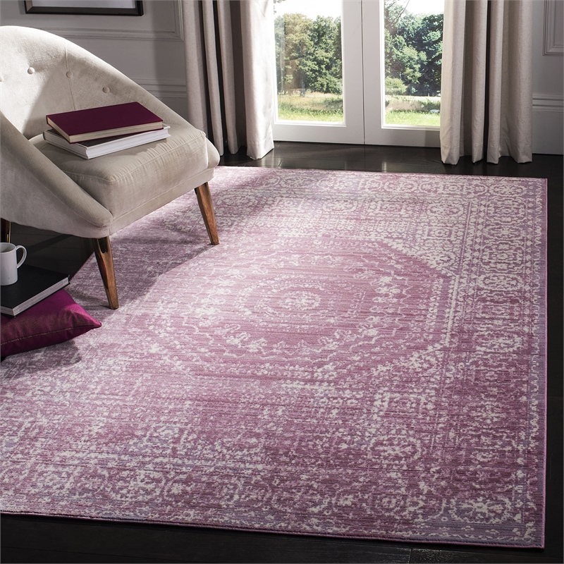 Safavieh Valencia Mauve Traditional Rug - 3' x 5'