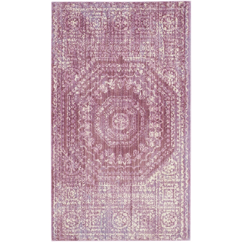 Safavieh Valencia Mauve Traditional Rug - 3' x 5'