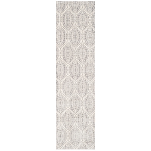 Safavieh Valencia 2'-3&quot X 8' Polyester Power Loomed Rug in Mauve / Cream