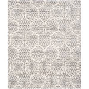 Safavieh Valencia 8' X 10' Polyester Power Loomed Rug in Mauve / Cream