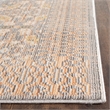 Safavieh Valencia 8' X 10' Polyester Power Loomed Rug in Light Gray /Multi-Color