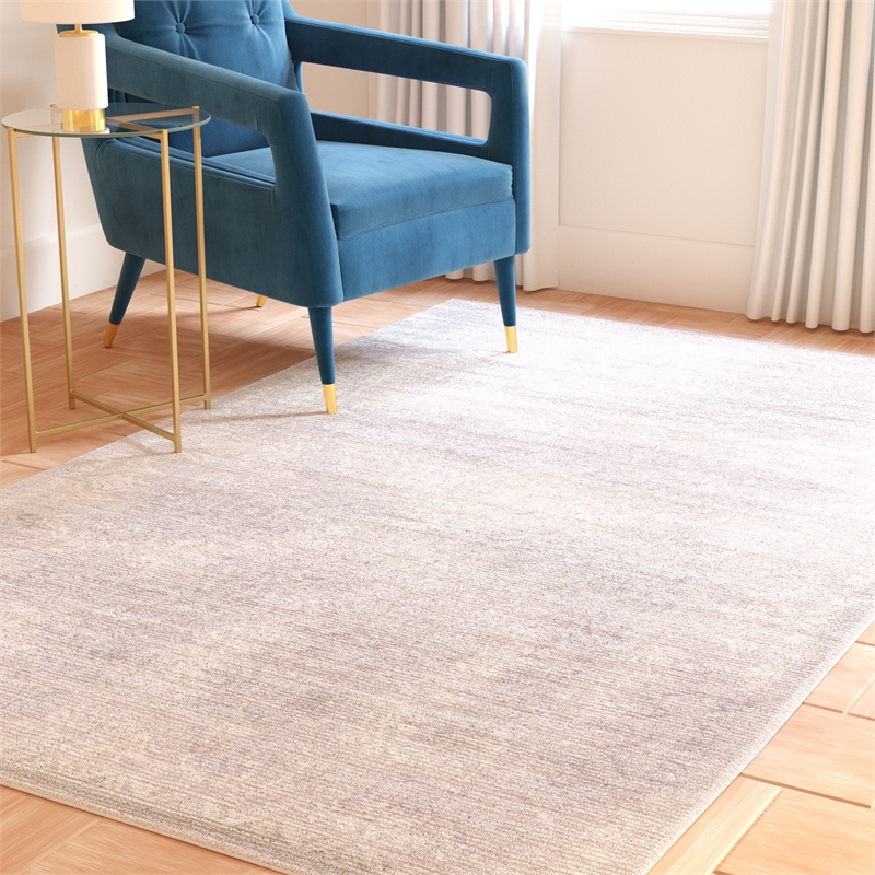 Safavieh Valencia 4' X 6' Polyester Power Loomed Rug in Mauve / Multi-Color