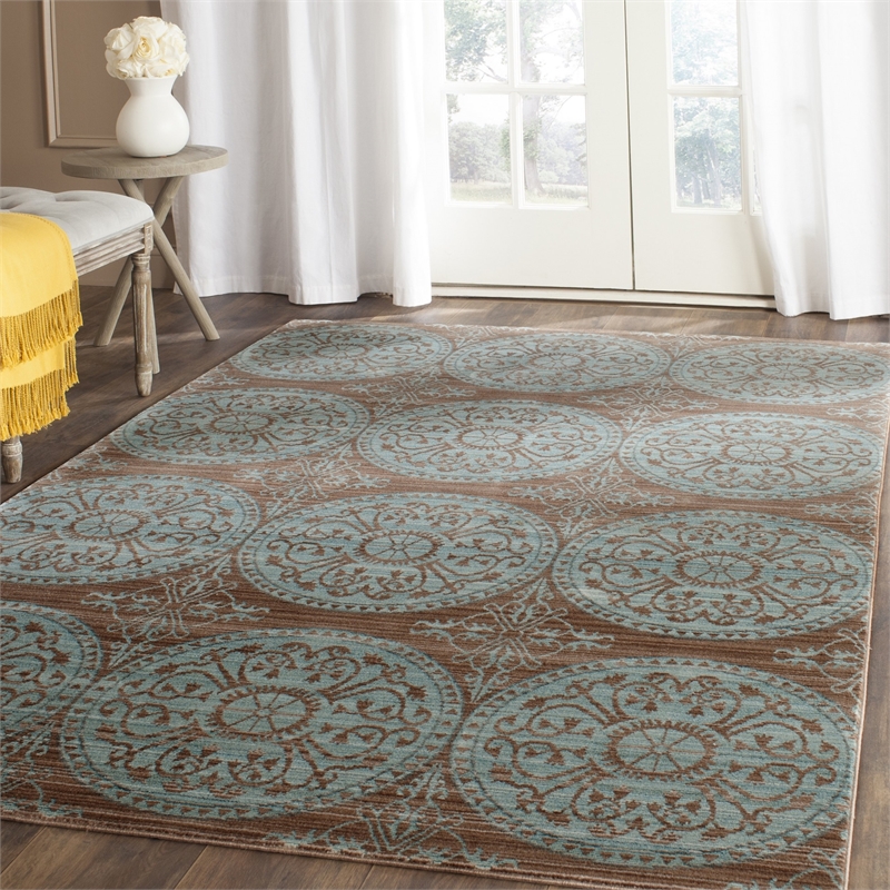 Safavieh Valencia Brown Traditional Rug - 3' x 5'