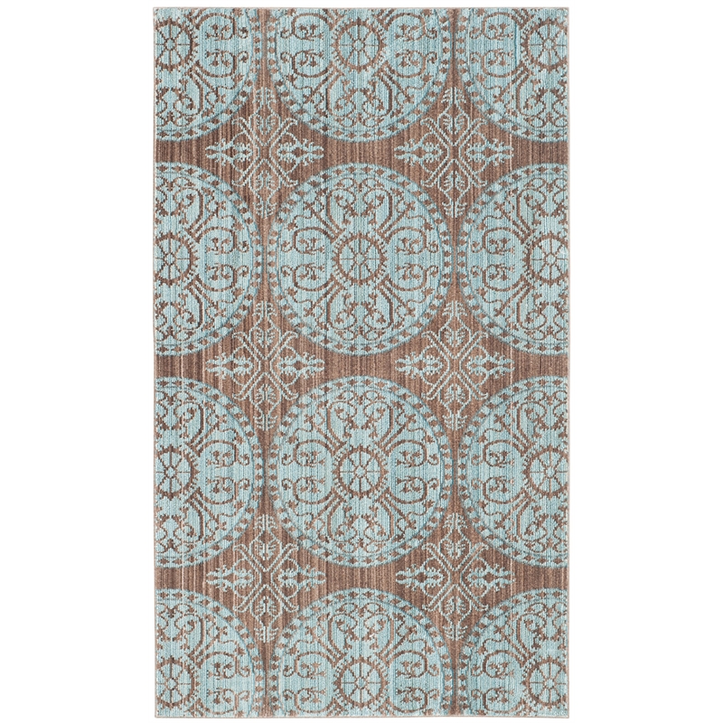 Safavieh Valencia Brown Traditional Rug - 3' x 5'