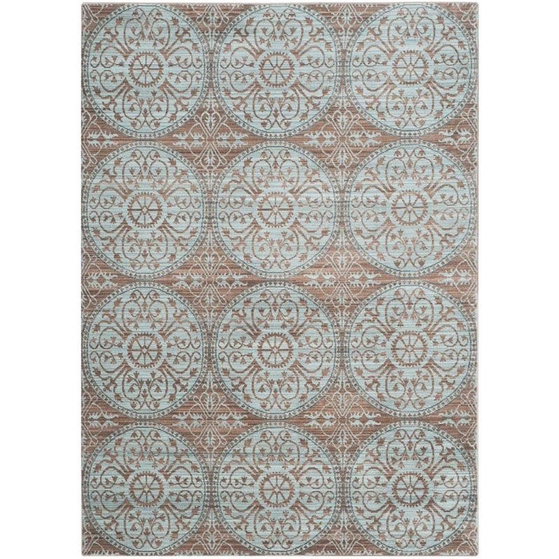 Safavieh Valencia Brown Traditional Rug - 4' x 6'