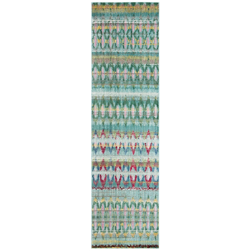 Safavieh Valencia Light Blue Traditional Rug - Runner 2'3