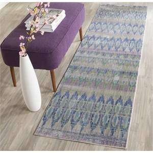 Safavieh Valencia Purple Traditional Rug - Runner 2'3&quot x 8'