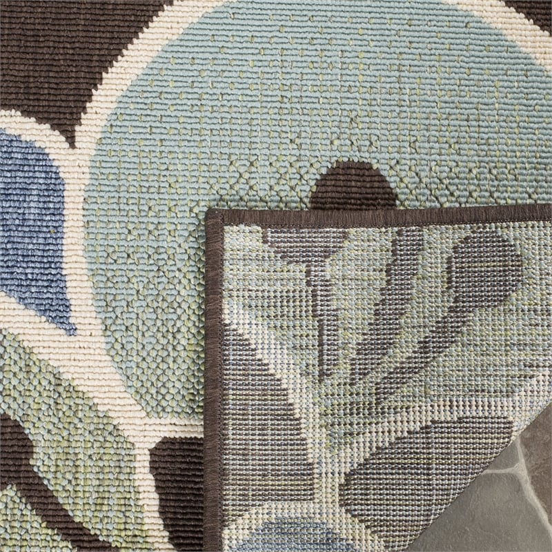 Safavieh Veranda Chocolate Indoor Outdoor Rug - 2'7