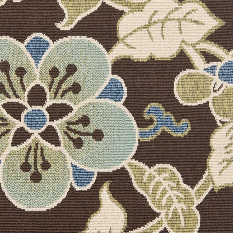 Safavieh Veranda Chocolate Indoor Outdoor Rug - 2'7