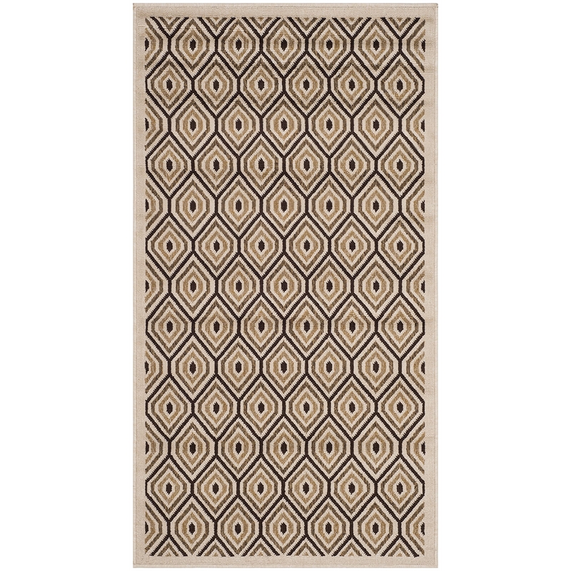 Safavieh Veranda Cream Indoor Outdoor Rug - 2'7