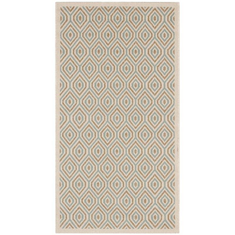 Safavieh Veranda Cream Indoor Outdoor Rug - 2'7