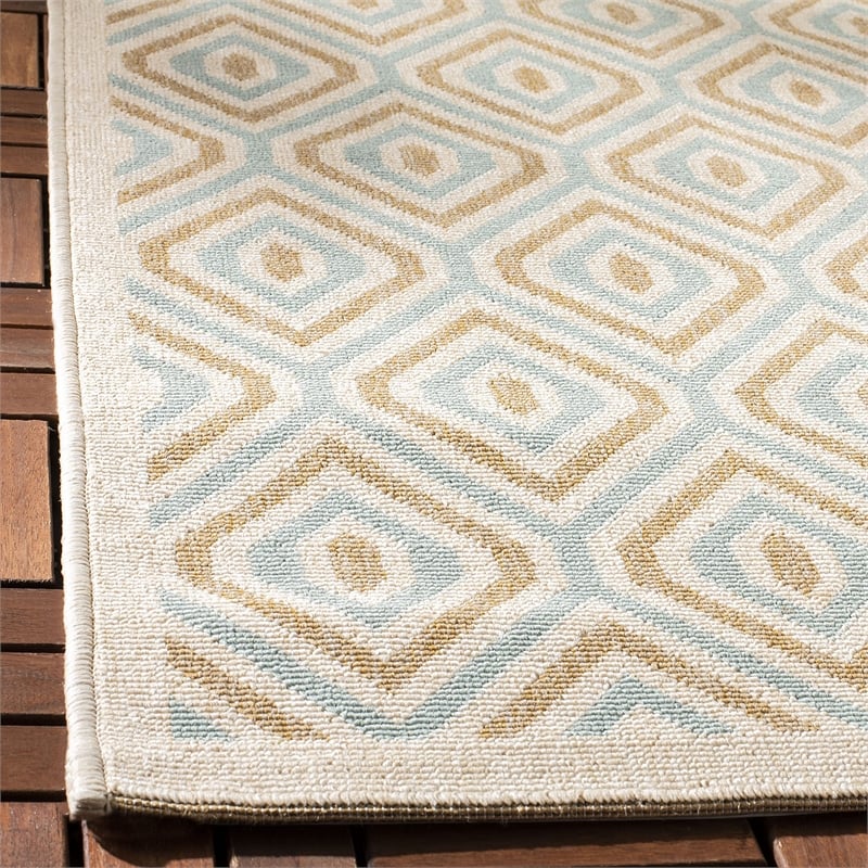 Safavieh Veranda Cream Indoor Outdoor Rug - 2'7
