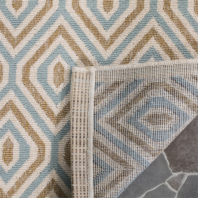 Safavieh Veranda Cream Indoor Outdoor Rug - 2'7