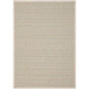 safavieh veranda cream indoor outdoor rug - 4' x 5'7