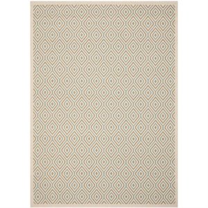 safavieh veranda cream indoor outdoor rug - 8' x 11'2