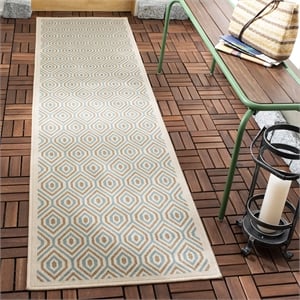 Safavieh Veranda Cream Indoor Outdoor Rug - Runner 2'3&quot x 8'