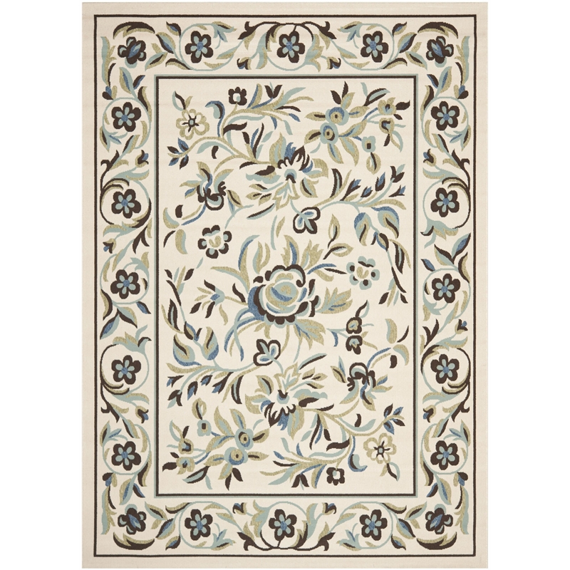 Safavieh Veranda Cream Indoor Outdoor Rug - 6'7