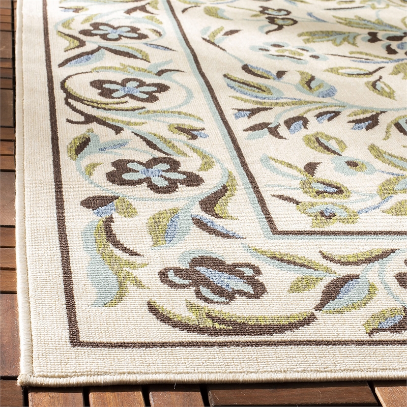 Safavieh Veranda Cream Indoor Outdoor Rug - 6'7