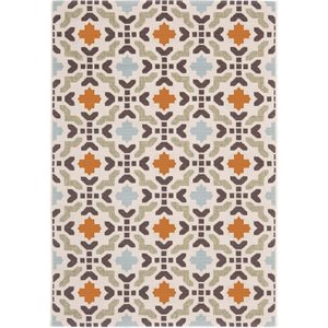 safavieh veranda cream indoor outdoor rug - 2'7