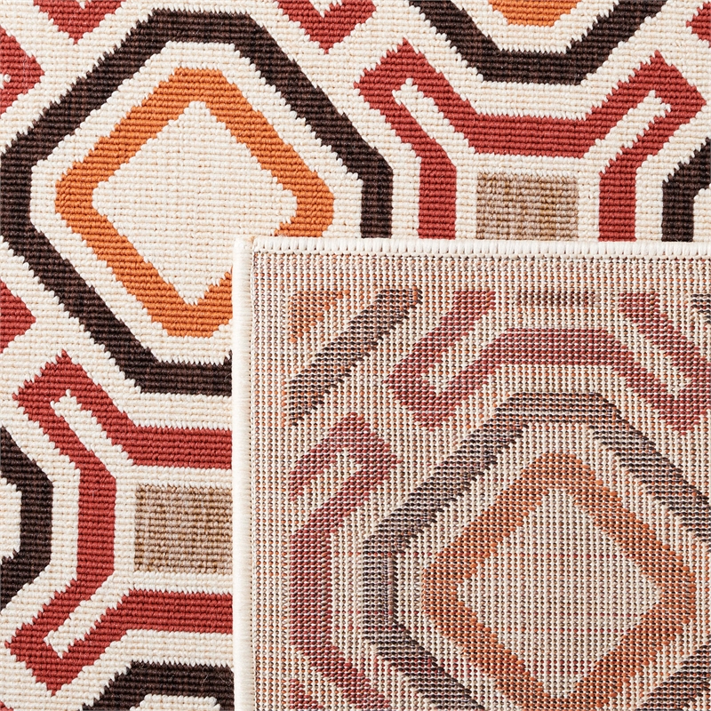 Safavieh Veranda Creme Indoor Outdoor Rug - 2'7