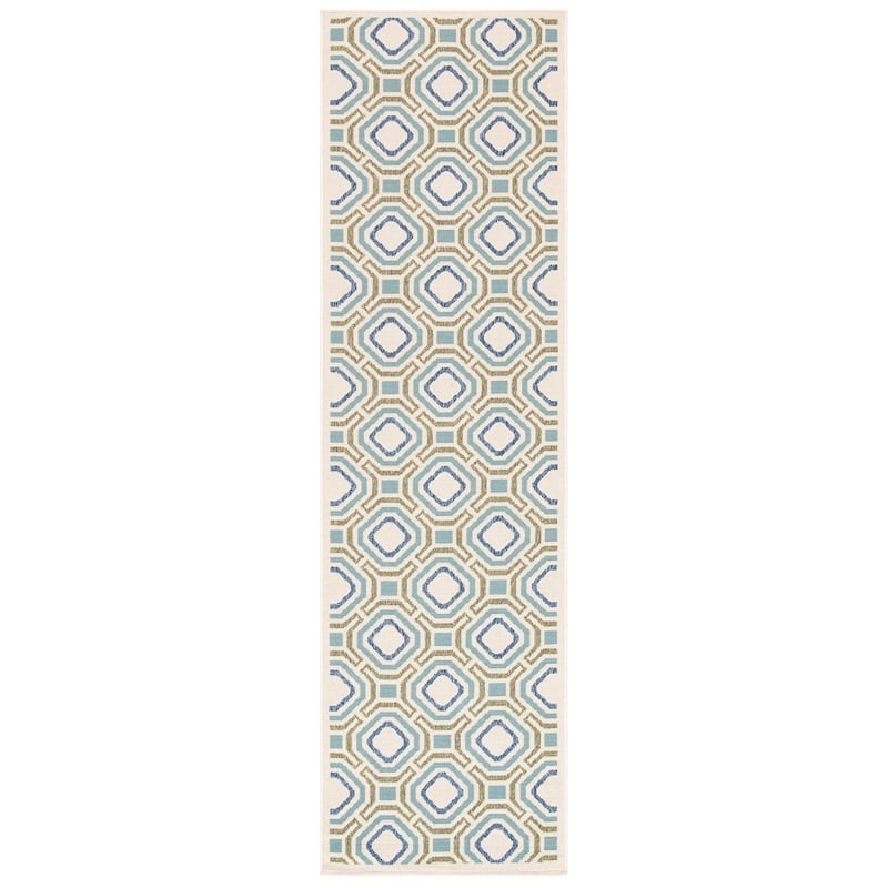 Safavieh Veranda Cream Indoor Outdoor Rug - Runner 2'3
