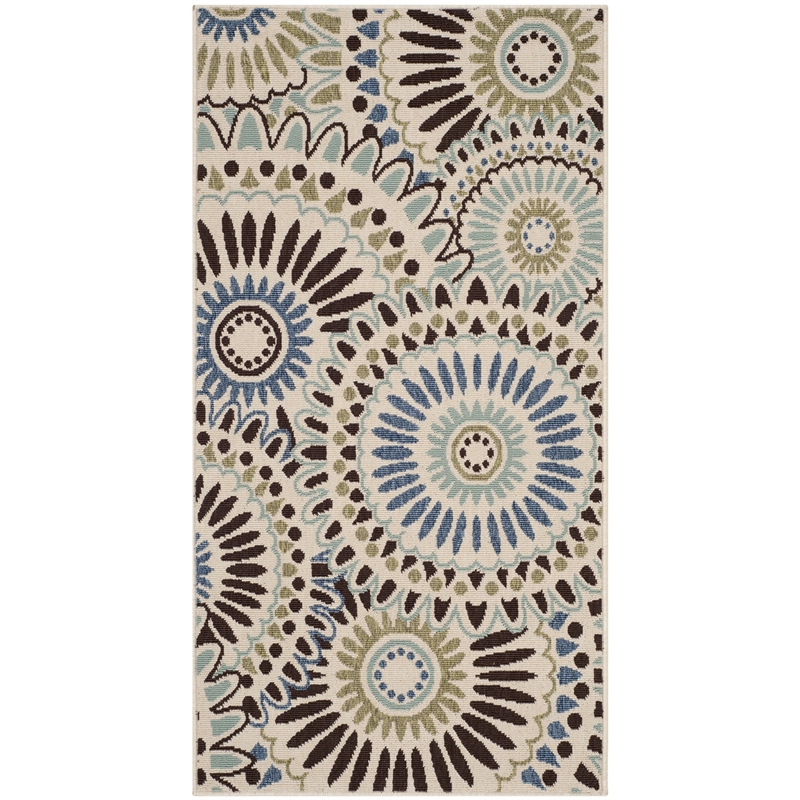 Safavieh Veranda Chocolate Indoor Outdoor Rug - 2'7