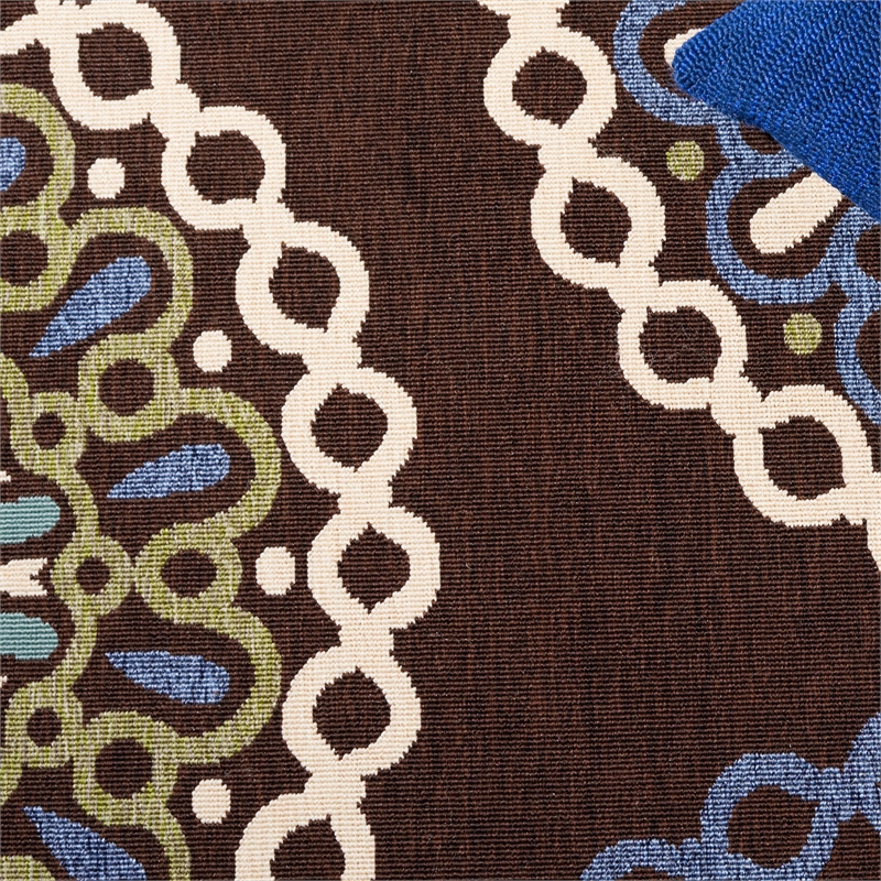 Safavieh Veranda Creme Indoor Outdoor Rug - 8' x 11'2