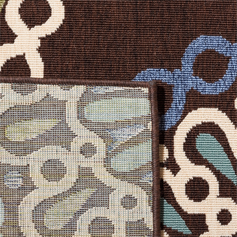 Safavieh Veranda Creme Indoor Outdoor Rug - 8' x 11'2