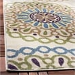 Safavieh Veranda Cream Indoor Outdoor Rug - 4' x 5'7
