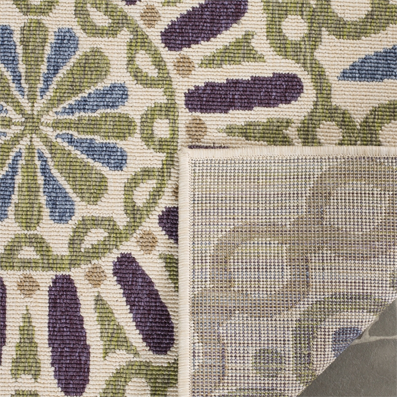 Safavieh Veranda Cream Indoor Outdoor Rug - 8' x 11'2