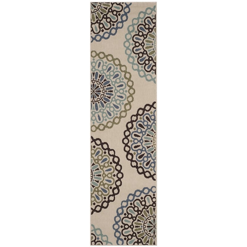 Safavieh Veranda Cream Indoor Outdoor Rug - Runner 2'3