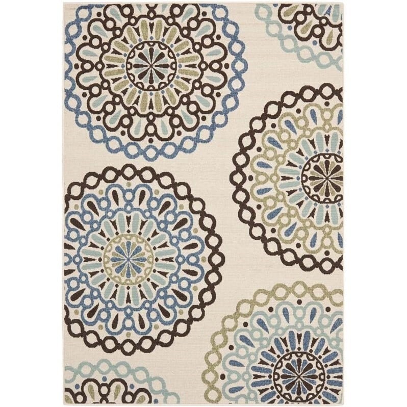 Safavieh Veranda Cream Indoor Outdoor Rug Runner 2 3 X 8 Safavieh Veranda Cream Indoor Outdoor Rug Runner 2 3