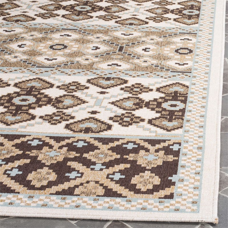 Safavieh Veranda Cream Indoor Outdoor Rug - 6'7