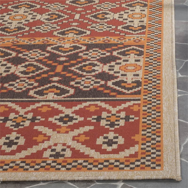 Safavieh Veranda Green Indoor Outdoor Rug - Runner 2'3
