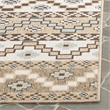 Safavieh Veranda Creme Indoor Outdoor Rug - 4' x 5'7