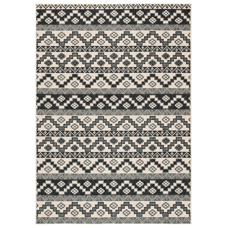 Safavieh Veranda Creme Indoor Outdoor Rug - 5'3