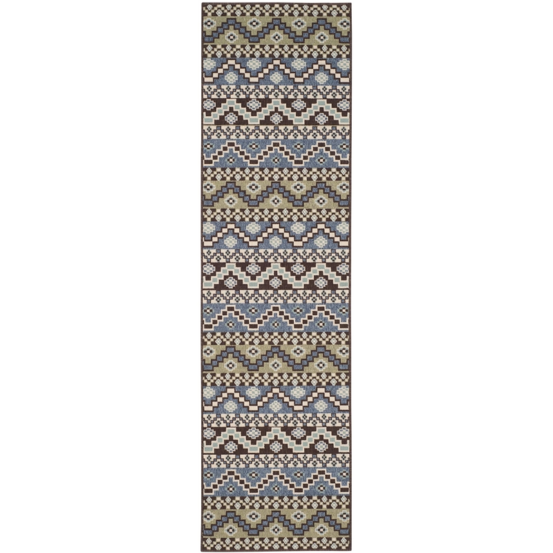 Safavieh Veranda Blue Indoor Outdoor Rug - Runner 2'3