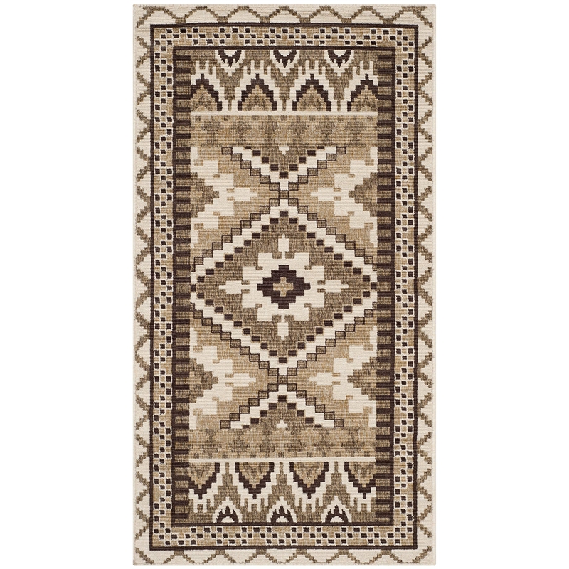 Safavieh Veranda Creme Indoor Outdoor Rug - 2'7