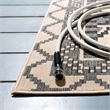 Safavieh Veranda Creme Indoor Outdoor Rug - 8' x 11'2
