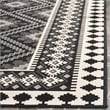 Safavieh Veranda Black Indoor Outdoor Rug - 8' x 11'2