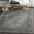 Safavieh 10' x 14' Vintage Polyester Power Loomed Rug in Light Blue