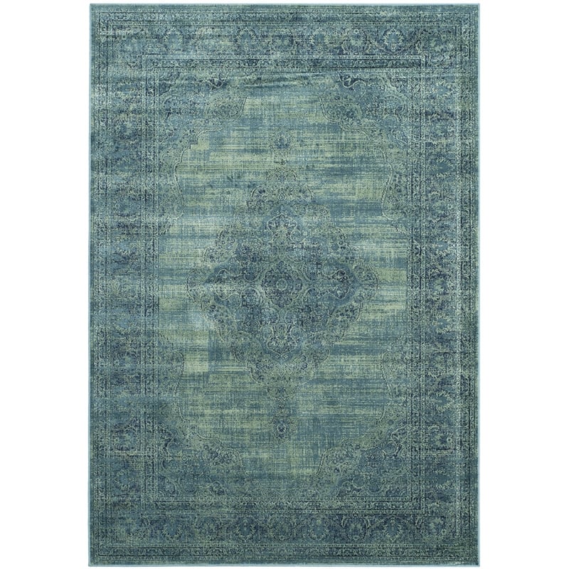 Safavieh Vintage Turquoise Traditional Rug - 4' x 5'7