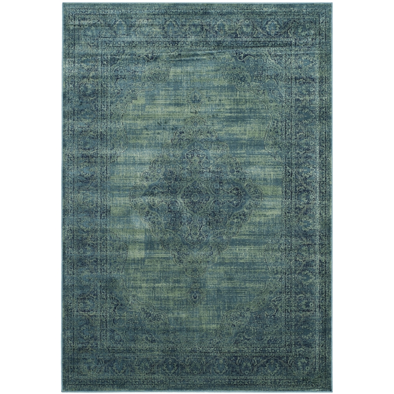 Safavieh Vintage Turquoise Traditional Rug - 6'7