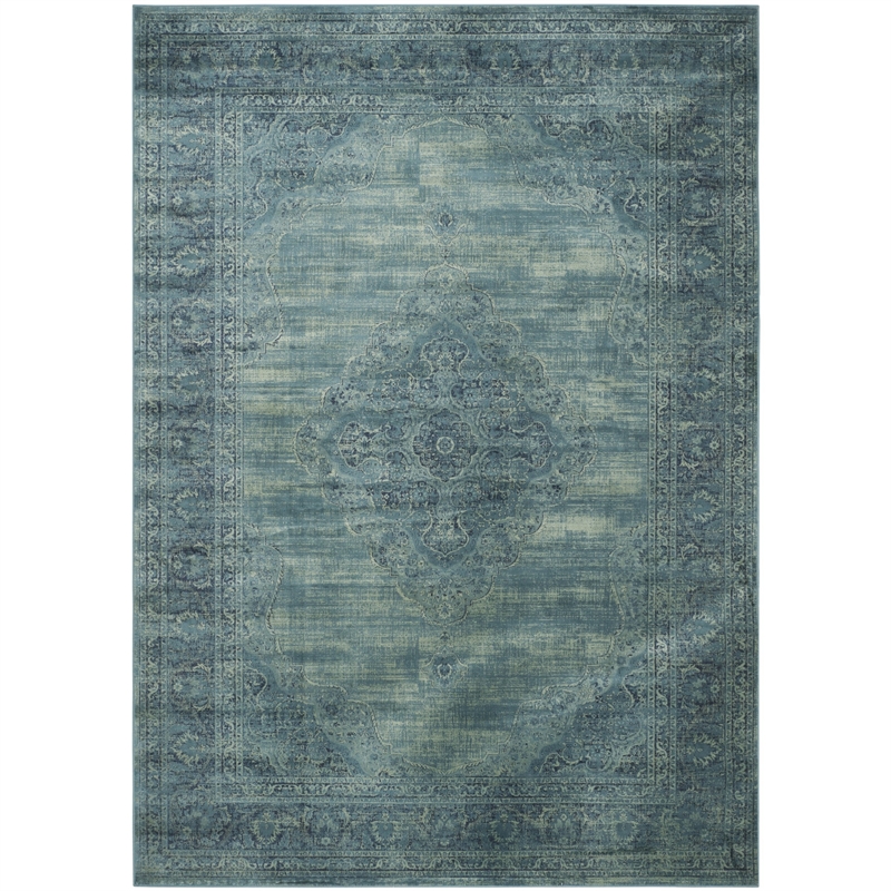 Safavieh Vintage Turquoise Traditional Rug - 8' x 11'2