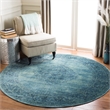 Safavieh Vintage Turquoise Traditional Rug - Round 8'