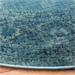 Safavieh Vintage Turquoise Traditional Rug - Round 8'