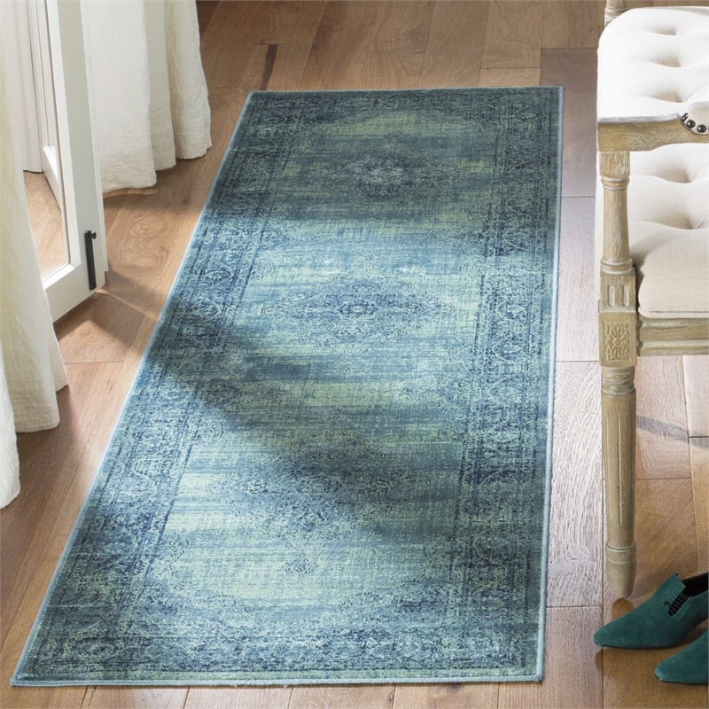 Safavieh Vintage Turquoise Traditional Rug - Runner 2'2