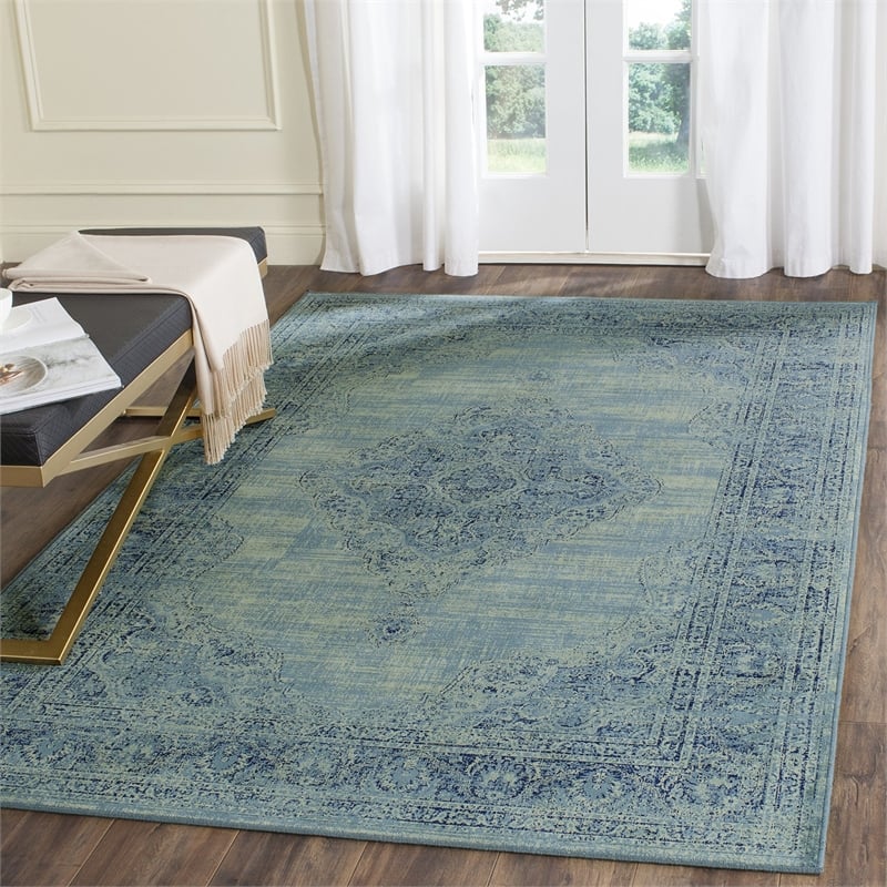 Safavieh Vintage Turquoise Traditional Rug - Runner 2'2