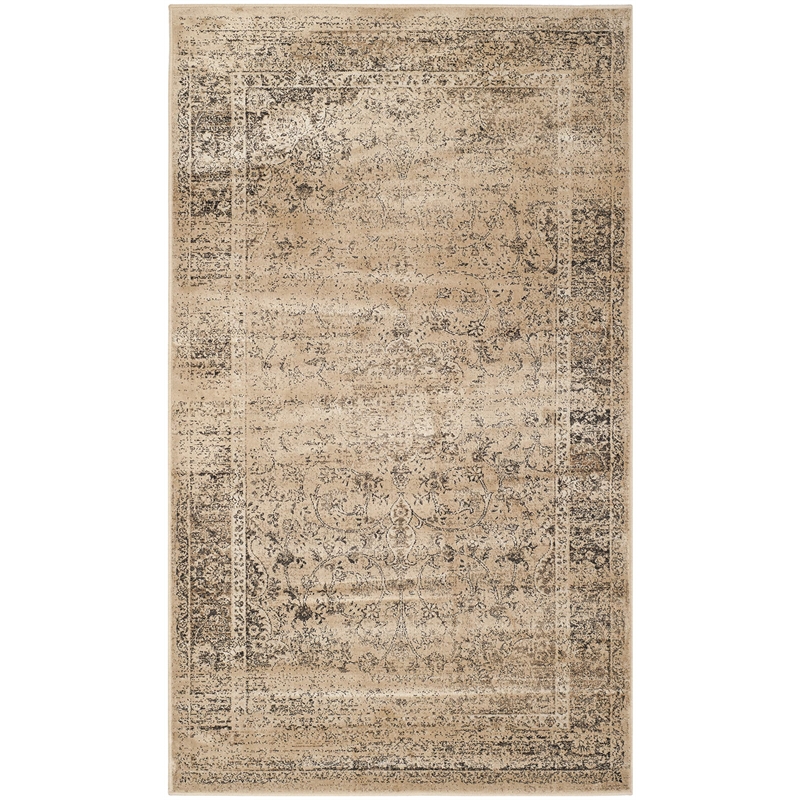 Safavieh Vintage Warm Beige Traditional Rug - 2' x 3'
