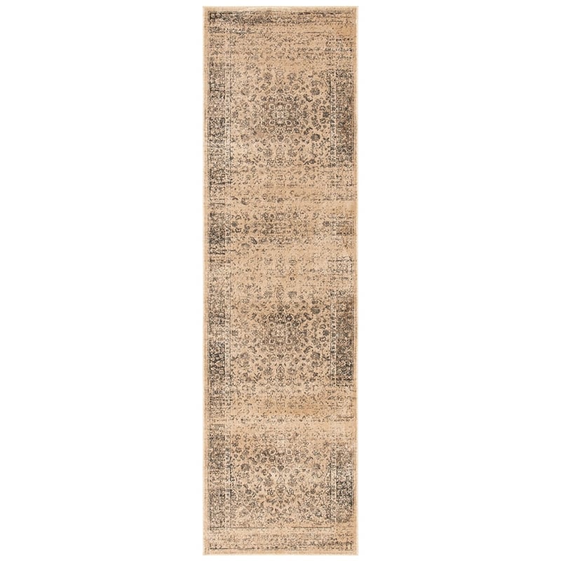 Safavieh Vintage Warm Beige Traditional Rug - Runner 2'2